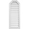 Ekena Millwork Octagonal Top Surface Mount PVC Gable Vent w/ 2"W x 1-1/2"P Brickmould Frame, 14"W x 36"H GVPOT14X3602SF - alternate 1